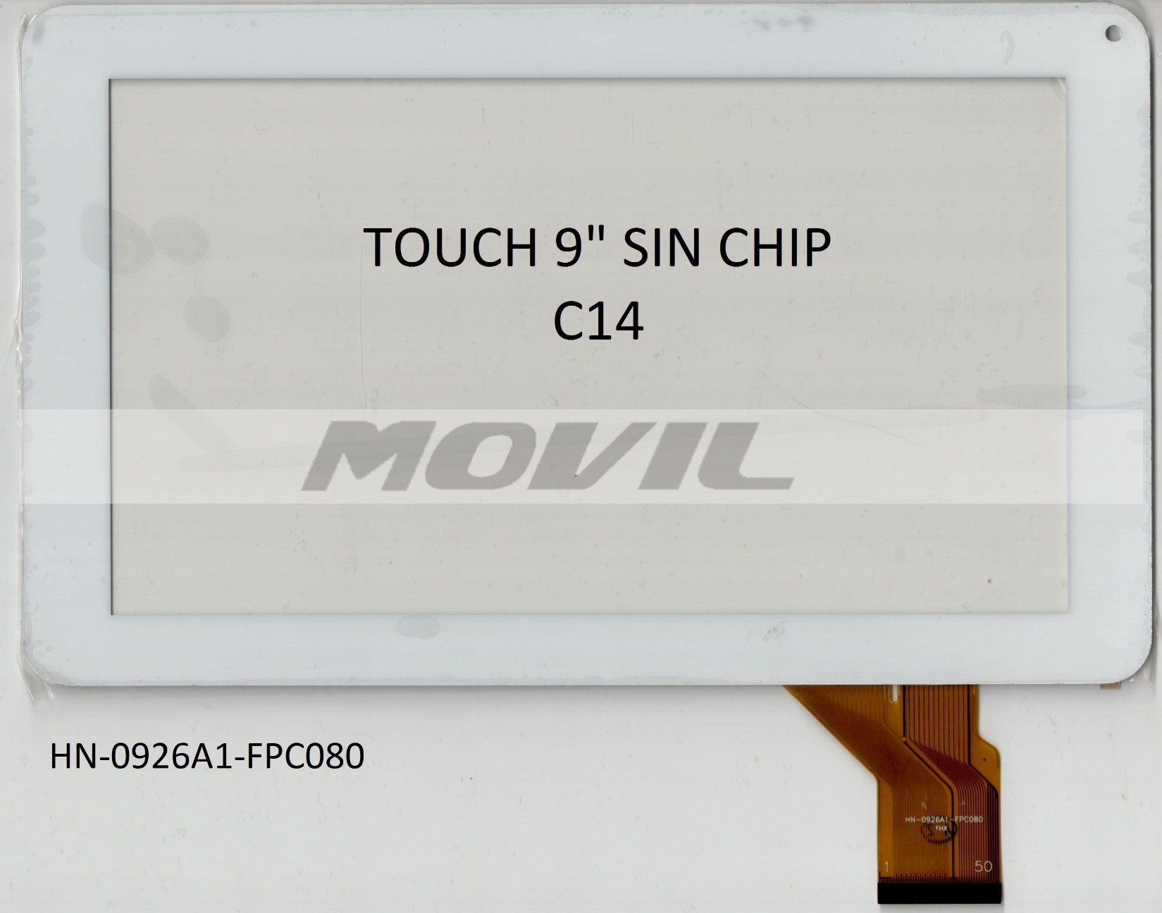 Touch tactil para tablet flex 9 inch SIN CHIP C14 HN-0926A1-FPC080